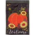 Recinto 29 x 42 in. Welcome Pumpkins Polyester Flag - Large RE3463359